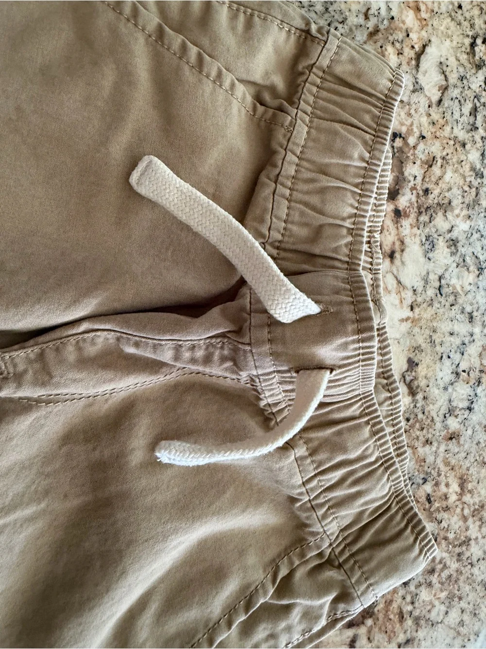 The Children's Place Khaki Pull-On Shorts with Drawstring